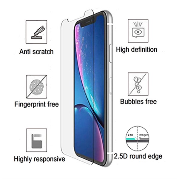 Ultra clear tempered glass for cell phone