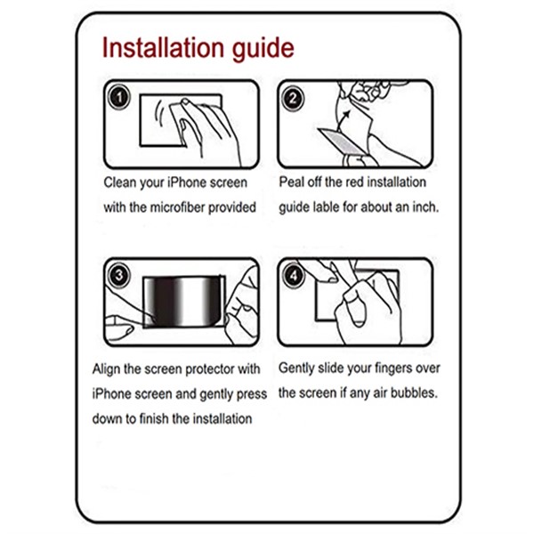 Ultra clear tempered glass for cell phone