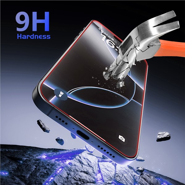 9H 2.5D Red light tempered glass screen protector film