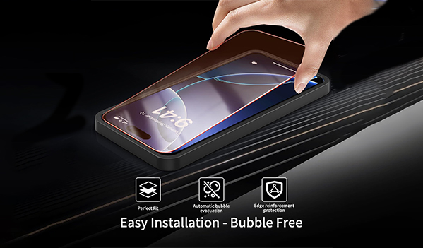 HD Clear silk tempered glass screen protector